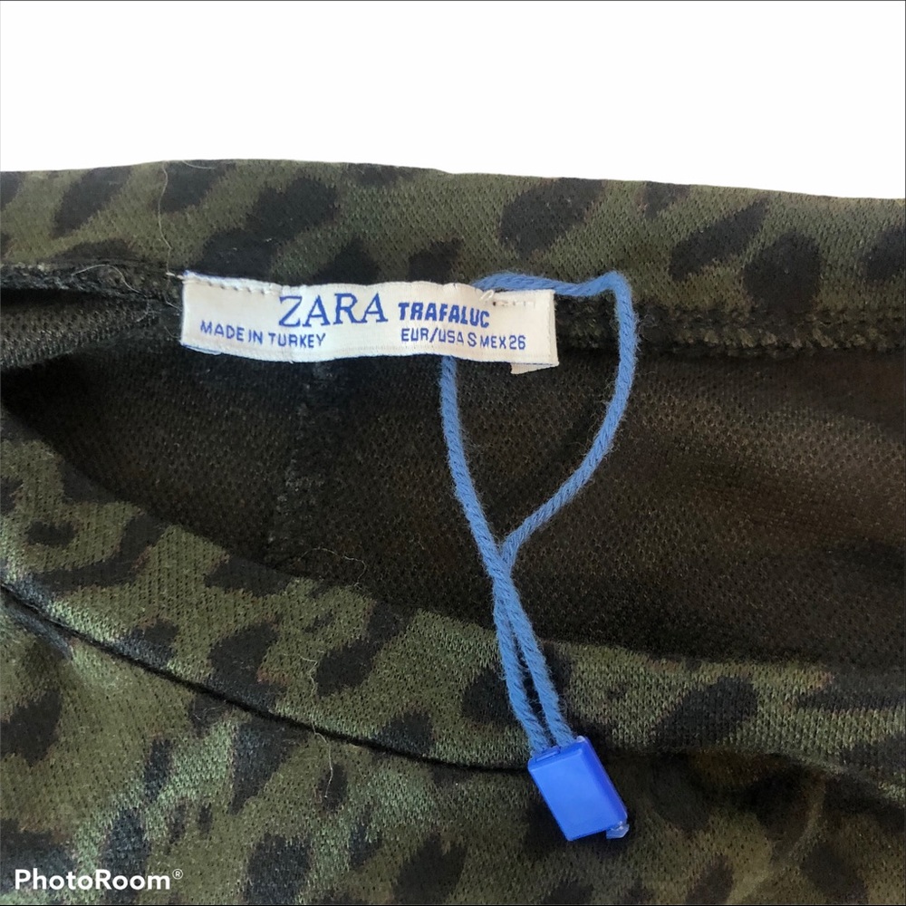 NWOT ZARA TRAFALUC Leopard Print Cropped